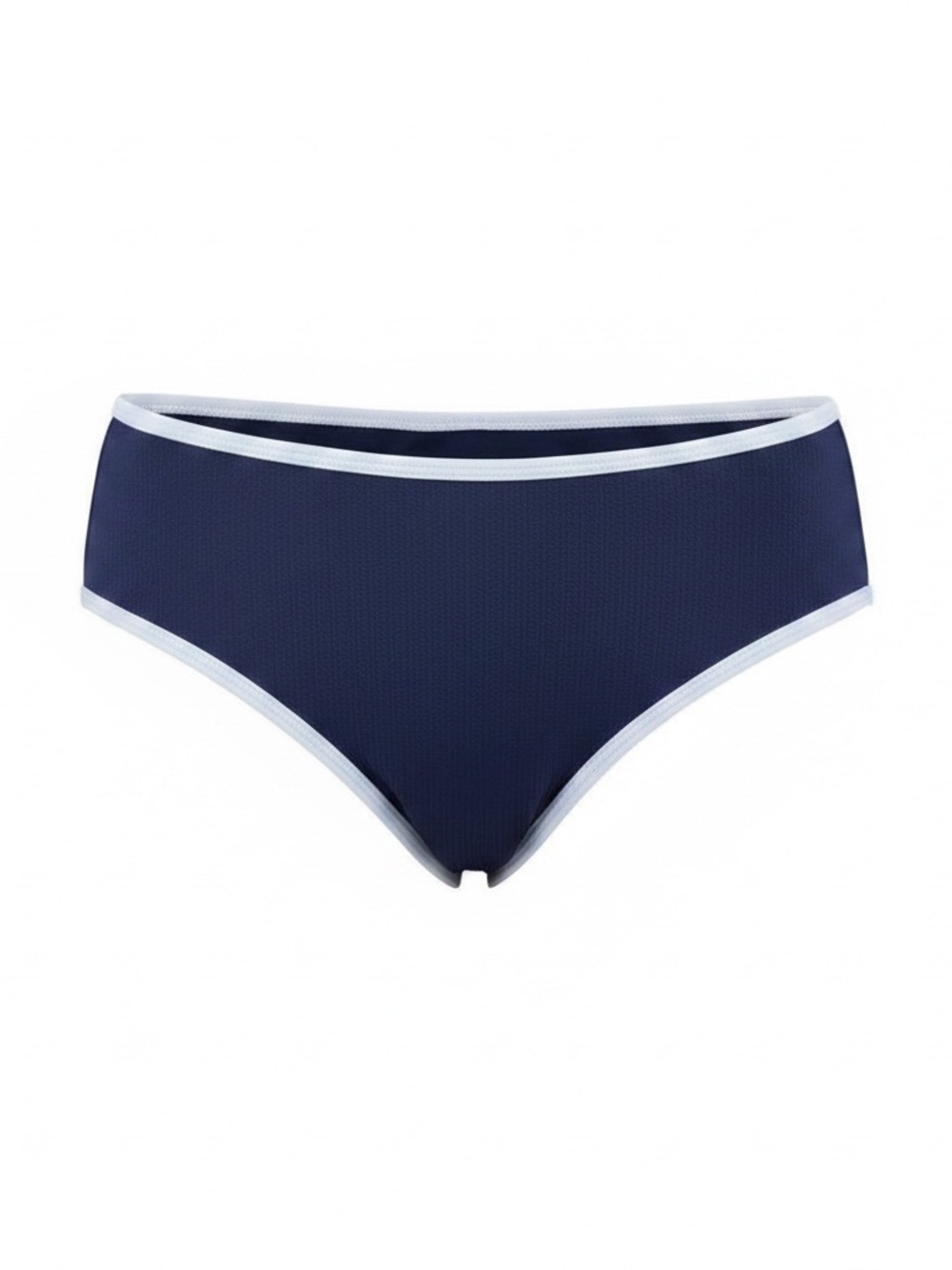 CALIA by Carrie Underwood Navy Bikini Bottom with White Trim